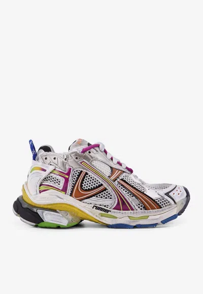 Balenciaga Runner Low-top Mesh Sneakers In Multi