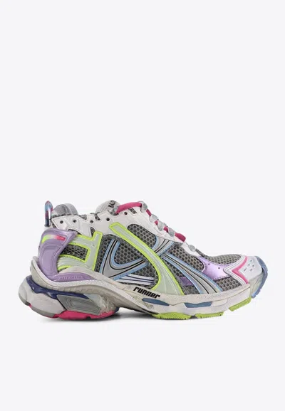 BALENCIAGA RUNNER MESH LOW-TOP SNEAKERS