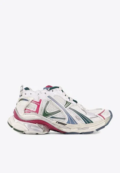 BALENCIAGA RUNNER MESH LOW-TOP SNEAKERS