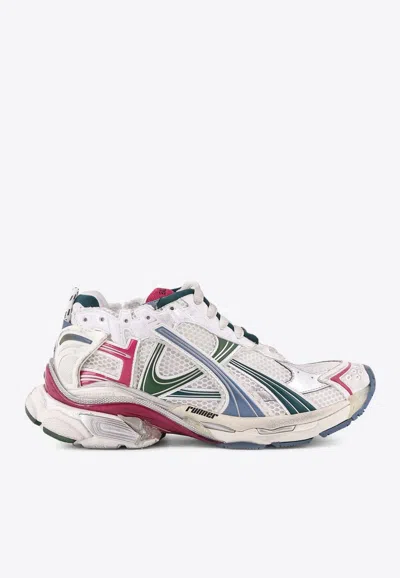 BALENCIAGA RUNNER MESH LOW-TOP SNEAKERS
