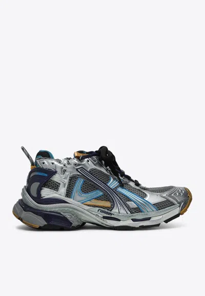 BALENCIAGA RUNNER NYLON AND MESH SNEAKERS