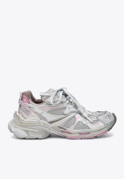 BALENCIAGA RUNNER NYLON AND MESH SNEAKERS