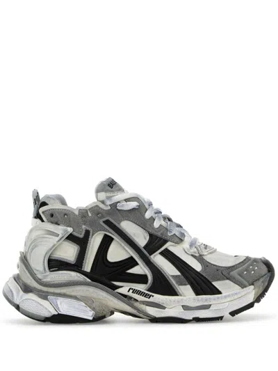 Balenciaga Dynamic Multicolor Runner Sneakers With Chunky Silhouette