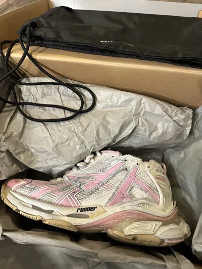Pre-owned Balenciaga Runner Pink （ Color）41 Shoes