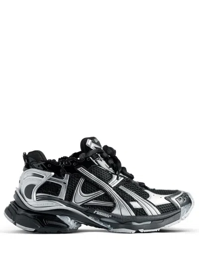 Balenciaga Runner Shoes In Black