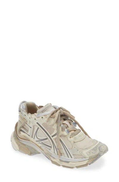 Balenciaga Runner Sneaker In Beige Mix