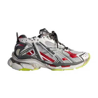 Pre-owned Balenciaga Runner Sneaker 'black White Red Fluo Yellow' 2022 | Men's Size 40
