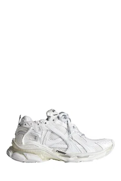 Balenciaga Be Right Back Running Sneakers In White