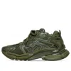 Balenciaga Runner Sneaker 'leather Free Khaki' In Green