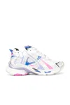 Balenciaga Runner Sneaker In Pink  Purple  & Navy