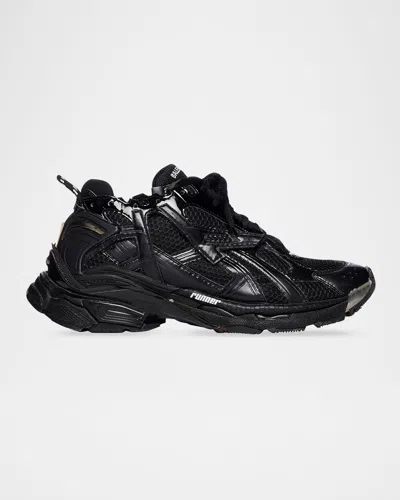 Balenciaga Runner Sneakers In 1000 Black