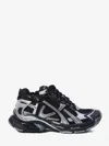 Balenciaga Mesh Runner Sneakers Embossed Size In Black