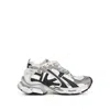 Balenciaga Runner Sneakers With Mesh Panels And Rubber Sole