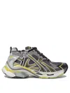 Balenciaga Runner Mesh And Faux Leather Sneakers