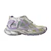 Balenciaga Multicolor Runner Gradient Sneakers In Animal Print