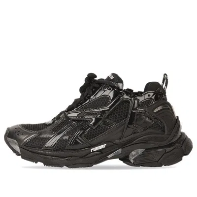 Balenciaga Runner Sneakers 'black Mesh And Nylon'