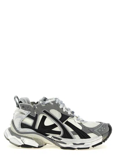 Balenciaga Dynamic Multicolor Runner Sneakers With Chunky Silhouette