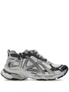 Balenciaga Men's Runner Trainers In White/beige/grey/blue