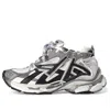 Balenciaga Dynamic Multicolor Runner Sneakers With Chunky Silhouette In White