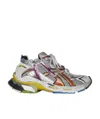 Balenciaga Runner Rubber-trimmed Mesh And Nylon Sneakers In Multicolor