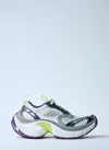 Balenciaga Multicolor Mesh And Rubber 6xl Sneakers In Purple