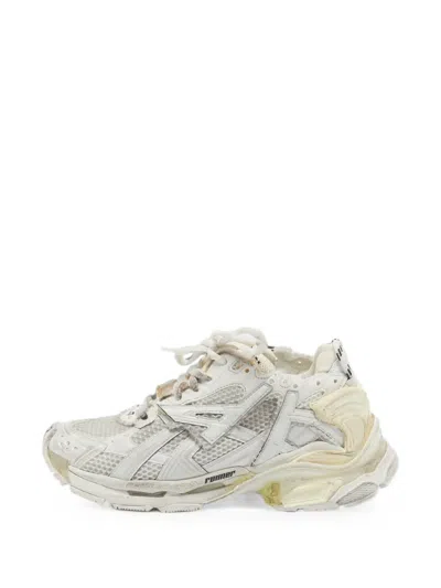 Pre-owned Balenciaga Runner Sneakers In White