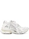 Balenciaga Runner Mesh And Faux Leather Sneakers In White