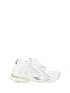Balenciaga Runner Mesh And Faux Leather Sneakers In White