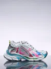 Balenciaga Runner Sneakers Multicolor In White
