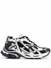 Balenciaga Runner Two-tone Sneakers In 9010 -white/black
