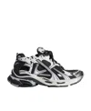 Balenciaga Men's Runner Mesh & Nylon Sneakers In Black