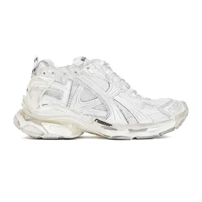 Balenciaga Runner White Polyurethane Sneakers