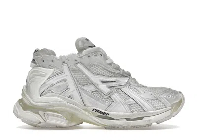 Pre-owned Balenciaga Runner (women's) Sneakers In White