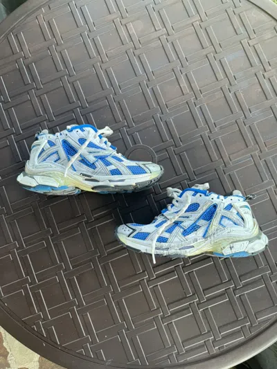 Pre-owned Balenciaga Runners Shoes In Blue