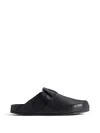 Balenciaga Sunday Leather Clogs In Black
