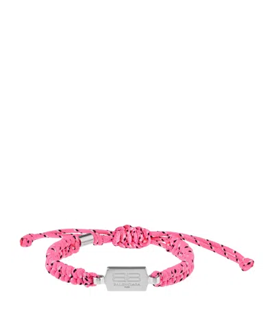 Balenciaga Saint-germain Lace Bracelet In Purple