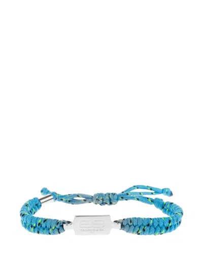 Balenciaga Saint-germain Logo-plaque Bracelet In Green