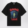 Balenciaga Cotton Salon De Couture Gothic T-shirt In Black