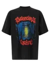 Balenciaga Cotton Salon De Couture Gothic T-shirt In Black