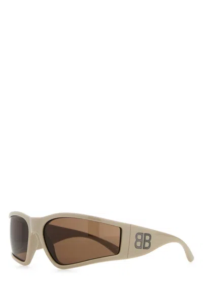 Balenciaga Sand Acetate Sunglasses In White