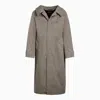 BALENCIAGA BALENCIAGA SAND BEIGE COTTON COAT