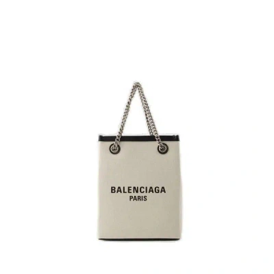 Balenciaga Sand Canvas Duty Free Handbag