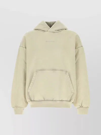 Balenciaga Sand Cotton Sweatshirt In Beige O Tan