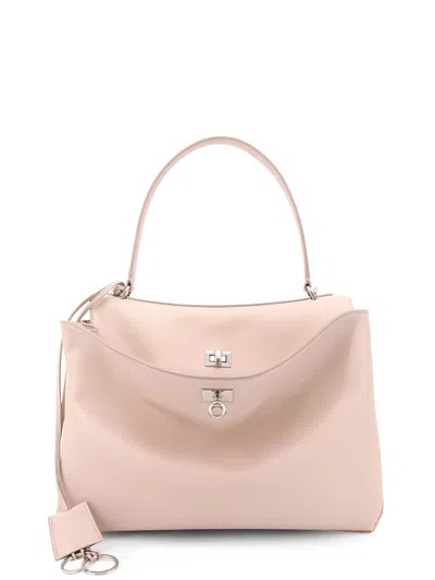 Balenciaga Sand Leather Medium Rodeo Handbag