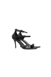 Balenciaga Honey Sandals In Black Leather