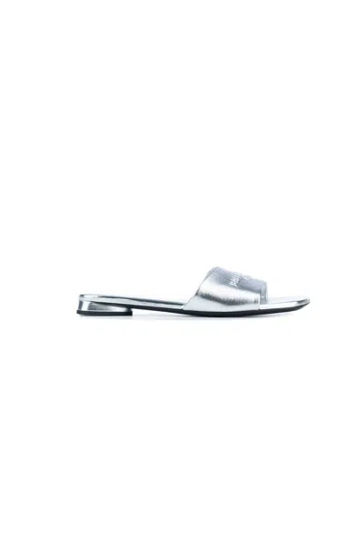 Balenciaga Sandals In Silver