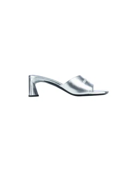 Balenciaga Sandals In Silver