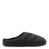 Balenciaga Polyamide And Fleece Alaska Slipper Shoes In Black