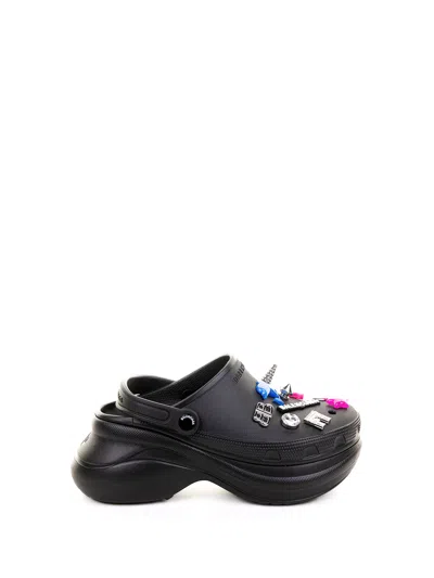 Balenciaga Black Crocs Jibbitz