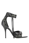 Balenciaga Cagole 110mm Sandals In Black